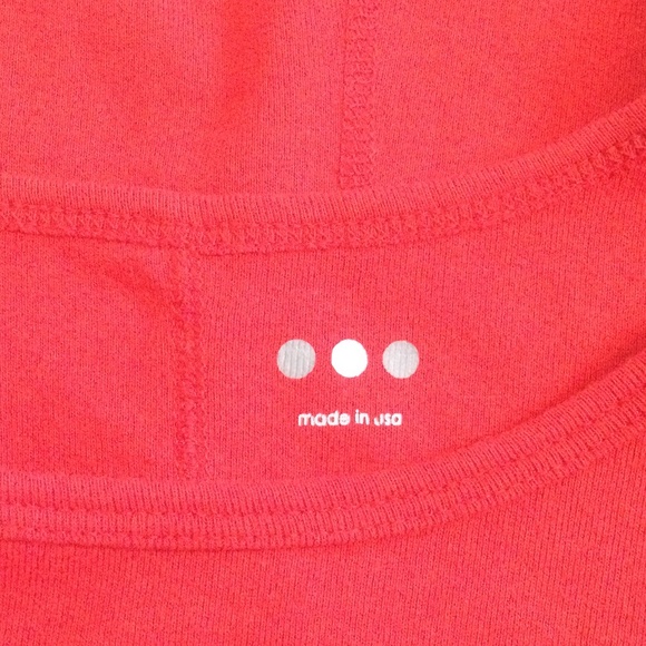 Three Dots Red Sleeveless Knit Dress Fit and Flare A-Line 100% Cotton Size M - Picture 3 of 6